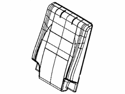 Dodge 6QD29JR1AA COVER Rear Seat Back 3rd Row