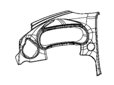 Mopar 5XP87VY3AB Bezel Instrument Cluster