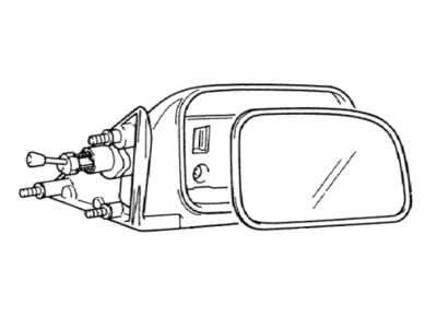 1989 Dodge Colt Car Mirror - MB551035