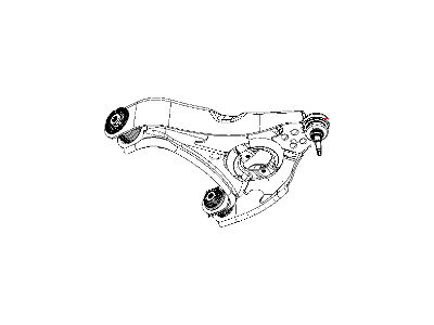 Dodge 68037501AB ARM Lower Control Front Include Bushings