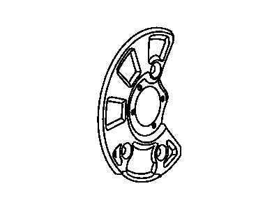 Mopar 4779326AA Shield Brake