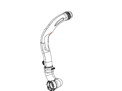 Mopar 68141374AB Duct Charge Air Cooler