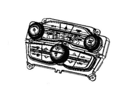 Dodge 68415454AB CENTER STACK Vehicle Feature Controls