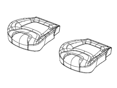 Jeep 7EH40LA3AA COVER Front Seat Cushion