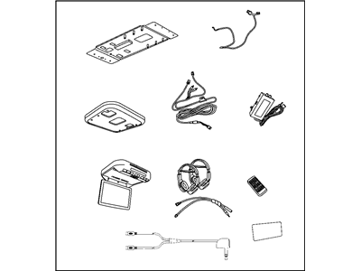 Mopar 82210915AG Media System Monitor With DVD Mopar 82210915AG Media System Monitor With DVD