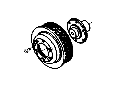 Dodge 5086743AA PULLEY Fan