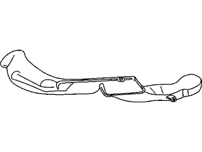 Mopar 5061250AA Duct Floor Mopar 5061250AA Duct Floor