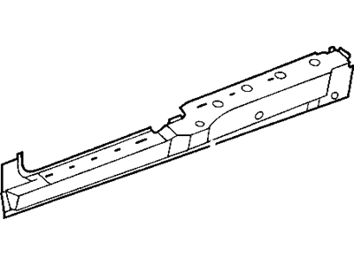 4882321 Mopar Panel Package Bodyside Sill Illustration 1 of 1