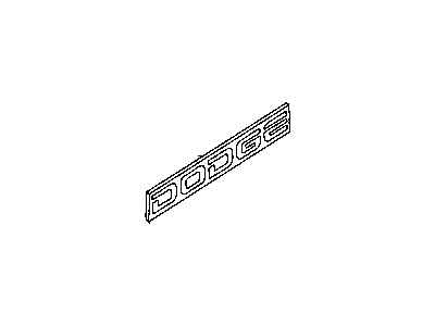 Mopar 55076520AB Decal, Rear