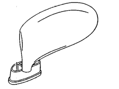 Mopar 4709434 Mirror, Complete, Rear