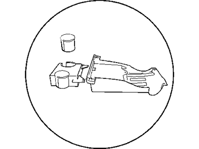 Dodge 68064758AA CUP HOLDER Rear Seat