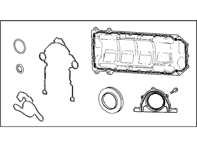 Jeep 5179684AC GASKET PACKAGE Engine Lower