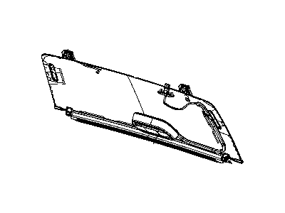 Jeep 68499742AA SEAL LIFTGLASS LOWER TO BODY