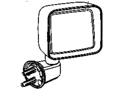 Jeep 68004532AA GLASS Mirror Replacement