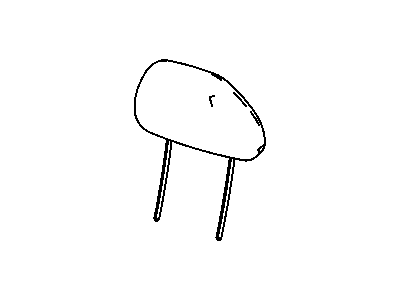 Mopar 1RX24XDVAA Headrest Front