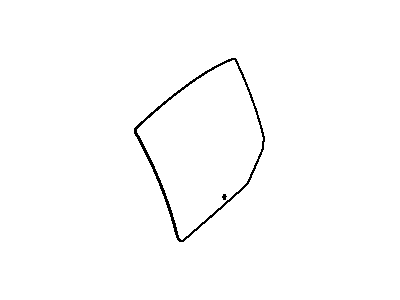 Mopar 5074575AA Glass Rear Door