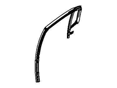 Dodge 5074019AH WEATHERSTRIP Rear Door Flush Glass