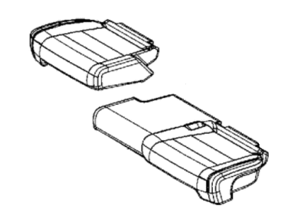 Jeep 6VE32LT5AA COVER Rear Seat Cushion