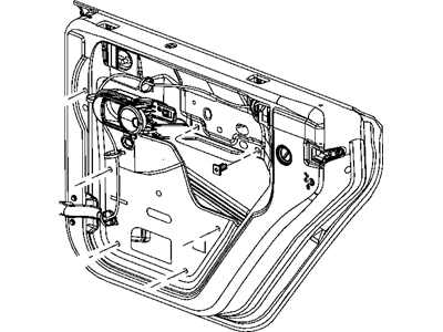 Mopar 55395456AB Panel Rear Half Door Outer