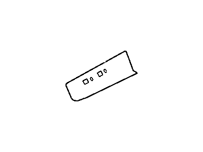 Dodge 5HS78BD5AD BEZEL Power Window/Door Lock Switch