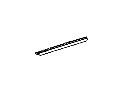 Mopar 5112252AB Weatherstrip Front Door Belt Inner 5112252AB Mopar Weatherstrip Front Door Belt Inner Illustration 1 of 1