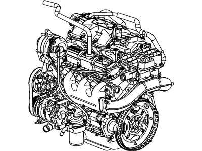 Dodge R8144467AA ENGINE Long Block