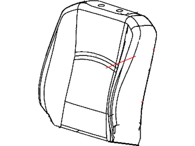 Ram 5SP01LU7AA COVER Front Seat Back