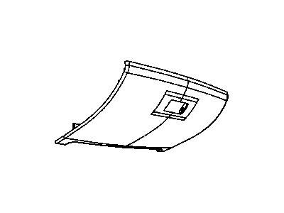 5KR06DW1AA Mopar Cover Overhead Console Illustration 1 of 1