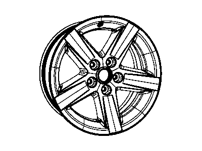 Ram 1DY13SZ0AC WHEEL Aluminum