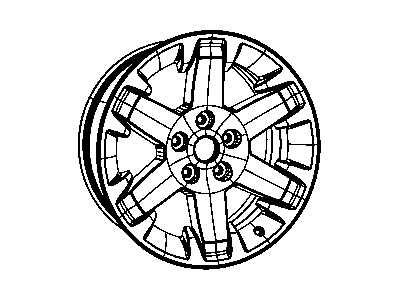 Mopar 1EE16SZ0AD Wheel Aluminum
