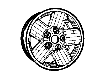 Ram 52014257AA WHEEL Aluminum