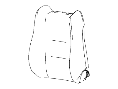 Mopar 6JZ82LC5AA Cover Front Seat Back