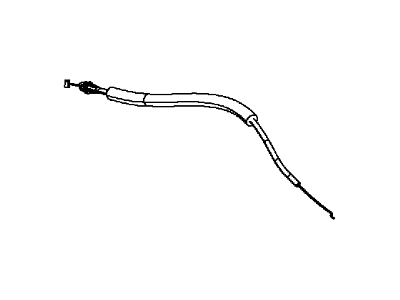 Mopar 68170241AA Cable Inside Handle To Latch Rear Door