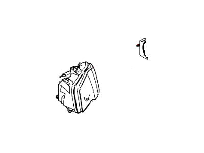 Chrysler 68042151AC HEADLAMP