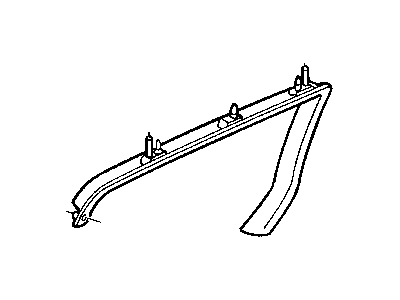 2000 Chrysler Town & Country Door Moldings - GG71RC3