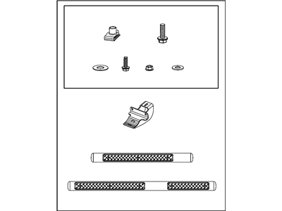 Mopar 82210562AF Step Kit Tubular Side