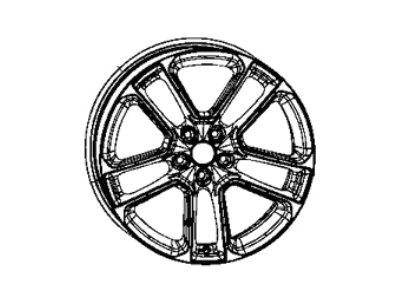 2020 Dodge Challenger Spare Wheel - 6RN58VXWAA