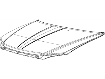 Dodge 5008923AJ HOOD