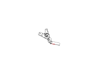 Jeep 68197133AA PIVOT AND LINKAGE Wiper