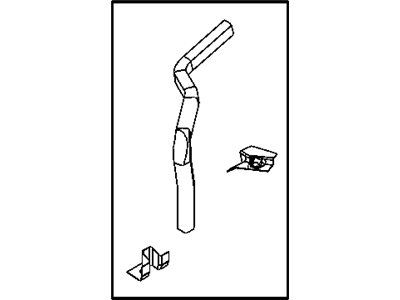 Mopar 5183756AA Reinforcement Fender 5183756AA Mopar Reinforcement Fender Illustration 1 of 1