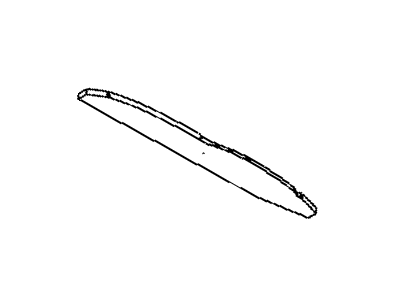 Mopar 5074148AA Silencer Fender To Hinge Pillar 5074148AA Mopar Silencer Fender To Hinge Pillar Illustration 1 of 1