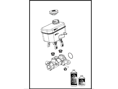 Jeep 68091278AC MASTER CYLINDER Brake