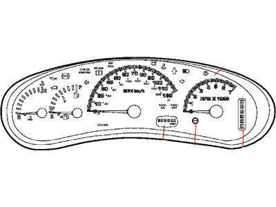 Dodge 4760410AE CLUSTER