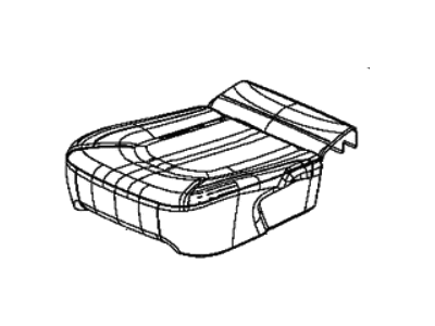 Mopar 6EC69LV5AA Cover Rear Stowage Seat Cushion