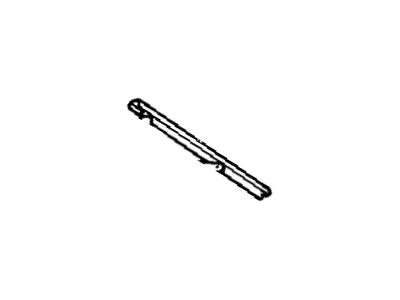 Chrysler 4780231AG GLASS AND LIFTPLATE Front Door Solar