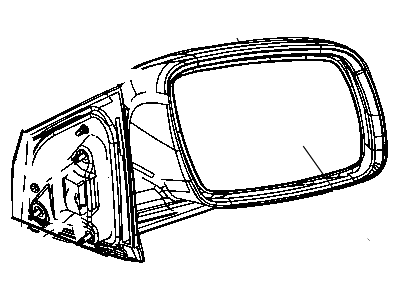 Dodge 6AD041RMAA MIRROR Outside Rearview
