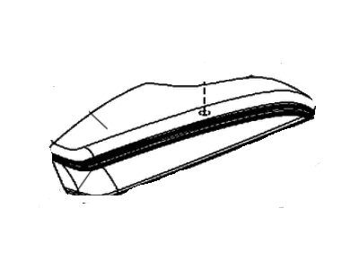 Mopar 1VY701XBAB Armrest Rear Door Trim