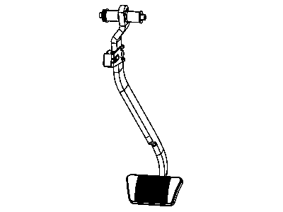 Mopar 52128346AE Pedal Brake 52128346AE Mopar Pedal Brake Illustration 1 of 1