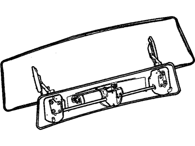 Mopar 5161796AA Drive Shaft Kit Motorized Spoiler Crossfire