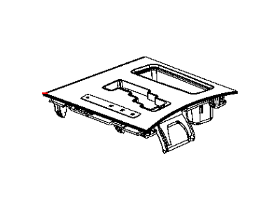 Dodge 1JQ55AAAAD BEZEL Gear Shift Indicator